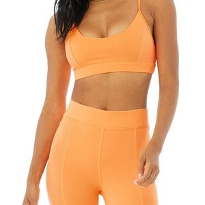 alo ヨガウェアセット オレンジ ALO Yoga | Pants & Jumpsuits | Alo Yoga Neon Orange Set Size S Top